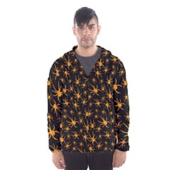 Halloween Spiders Hooded Wind Breaker (men)