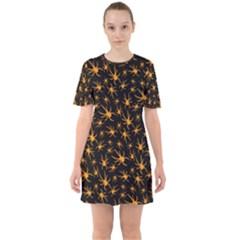 Halloween Spiders Sixties Short Sleeve Mini Dress by iCreate