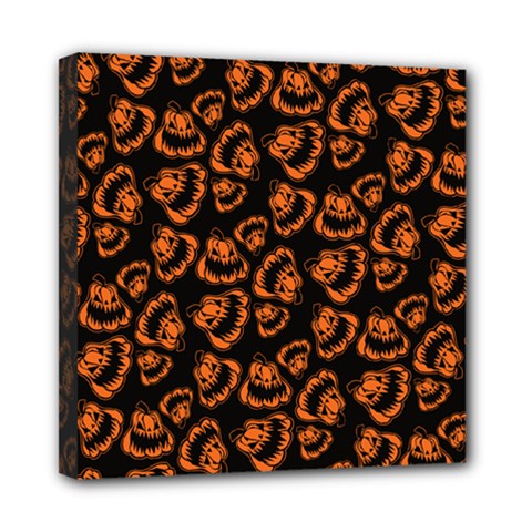 Pattern Halloween Jackolantern Mini Canvas 8  X 8  by iCreate