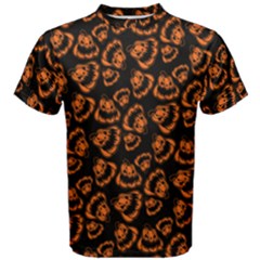 Pattern Halloween Jackolantern Men s Cotton Tee by iCreate