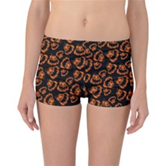 Pattern Halloween Jackolantern Reversible Boyleg Bikini Bottoms by iCreate