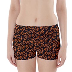 Pattern Halloween Jackolantern Boyleg Bikini Wrap Bottoms by iCreate