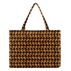 Halloween Color Skull Heads Medium Tote Bag by iCreate