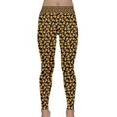 Pattern Halloween Candy Corn   Classic Yoga Leggings