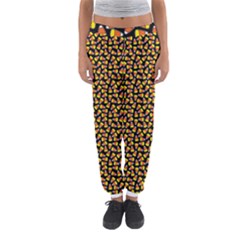 Pattern Halloween Candy Corn   Women s Jogger Sweatpants