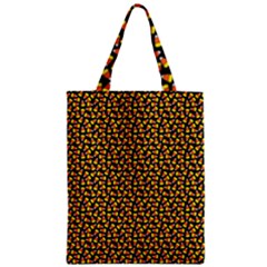 Pattern Halloween Candy Corn   Zipper Classic Tote Bag