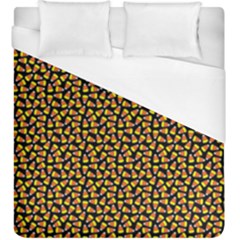 Pattern Halloween Candy Corn   Duvet Cover (king Size)