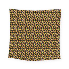 Pattern Halloween Candy Corn   Square Tapestry (small)