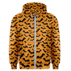 Pattern Halloween Bats  Icreate Men s Zipper Hoodie