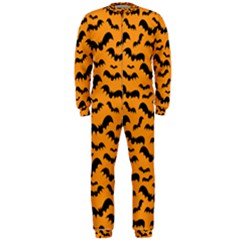 Pattern Halloween Bats  Icreate Onepiece Jumpsuit (men) 