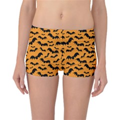 Pattern Halloween Bats  Icreate Boyleg Bikini Bottoms by iCreate