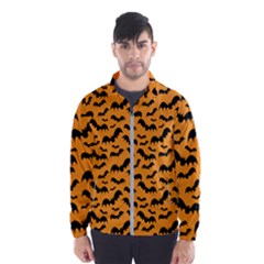 Pattern Halloween Bats  Icreate Wind Breaker (men)