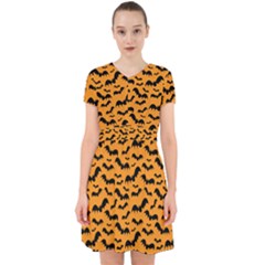 Pattern Halloween Bats  Icreate Adorable In Chiffon Dress