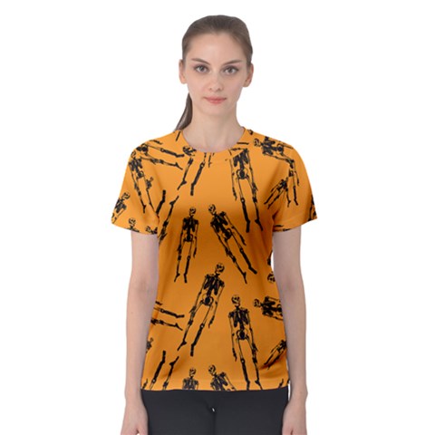 Halloween Skeletons  Women s Sport Mesh Tee by iCreate