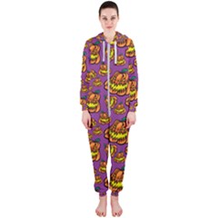 1pattern Halloween Colorfuljack Icreate Hooded Jumpsuit (ladies) 