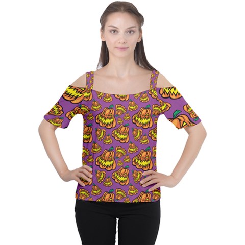 1pattern Halloween Colorfuljack Icreate Cutout Shoulder Tee by iCreate