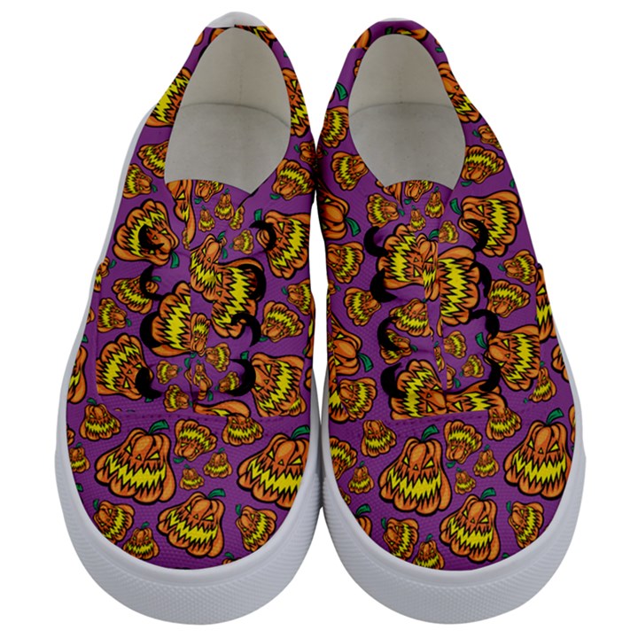 1pattern Halloween Colorfuljack Icreate Kids  Classic Low Top Sneakers