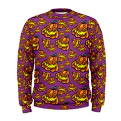 Halloween Colorful Jackolanterns  Men s Sweatshirt