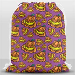 Halloween Colorful Jackolanterns  Drawstring Bag (large) by iCreate