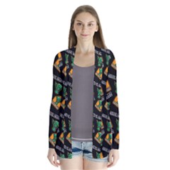 Halloween Ghoul Zone Icreate Drape Collar Cardigan