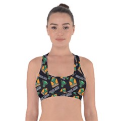 Halloween Ghoul Zone Icreate Cross Back Sports Bra