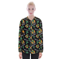 Halloween Ghoul Zone Icreate Womens Long Sleeve Shirt