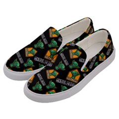 Halloween Ghoul Zone Icreate Men s Canvas Slip Ons by iCreate