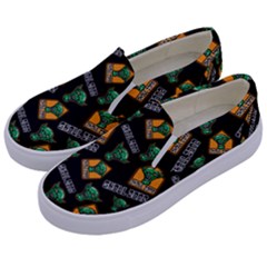 Halloween Ghoul Zone Icreate Kids  Canvas Slip Ons by iCreate