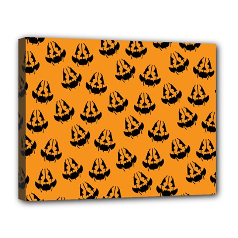 Halloween Jackolantern Pumpkins Icreate Canvas 14  X 11  by iCreate