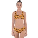 Halloween Jackolantern Pumpkins iCreate Criss Cross Bikini Set View1