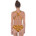 Halloween Jackolantern Pumpkins iCreate Criss Cross Bikini Set View2