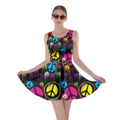 Peace Drips Icreate Skater Dress by iCreate