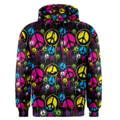 Peace Drips Icreate Men s Pullover Hoodie