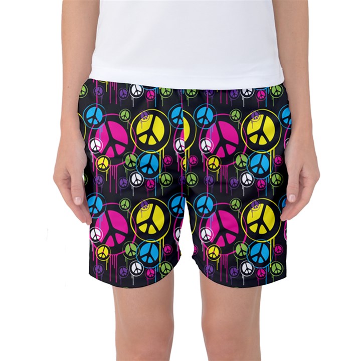 Peace Drips iCreate Women s Basketball Shorts