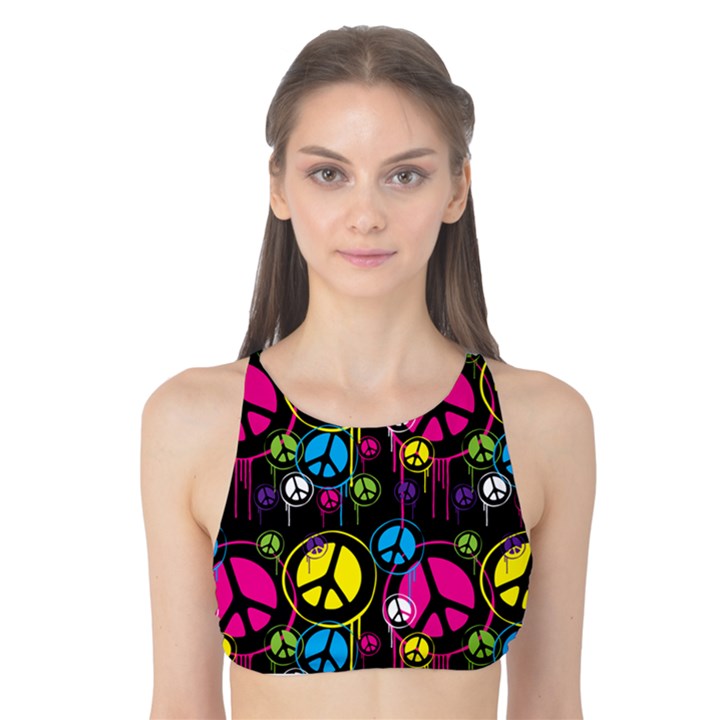 Peace Drips iCreate Tank Bikini Top