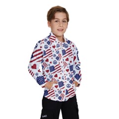 Peace Love America Icreate Wind Breaker (kids)