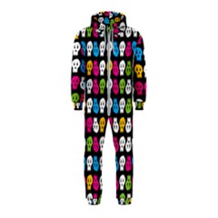 Pattern Painted Skulls Icreate Hooded Jumpsuit (kids)