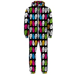 Pattern Painted Skulls Icreate Hooded Jumpsuit (men) 