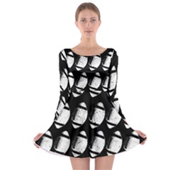 Footballs Icreate Long Sleeve Skater Dress by iCreate