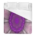 fantasy-flowers in harmony  in lilac Duvet Cover (Full/ Double Size) View1