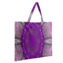 fantasy-flowers in harmony  in lilac Zipper Large Tote Bag View2