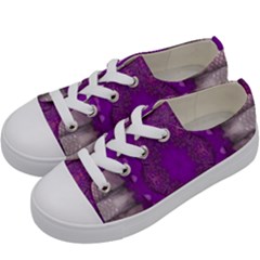 Fantasy-flowers In Harmony  In Lilac Kids  Low Top Canvas Sneakers