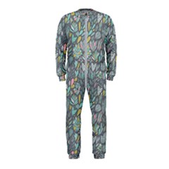 Cactus Pattern Green  Onepiece Jumpsuit (kids)