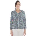 Cactus Pattern Green  Wind Breaker (Women) View1