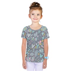 Cactus Pattern Green  Kids  One Piece Tee