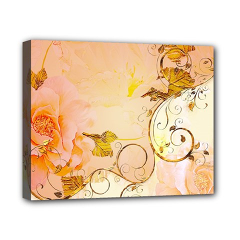 Wonderful Floral Design In Soft Colors Canvas 10  X 8  by FantasyWorld7