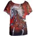 Awesome Steampunk Horse With Wings Women s Oversized Tee View1