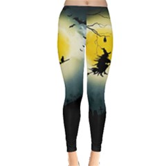 Halloween landscape Leggings 