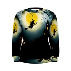 Halloween landscape Women s Sweatshirt