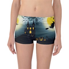 Halloween landscape Reversible Boyleg Bikini Bottoms